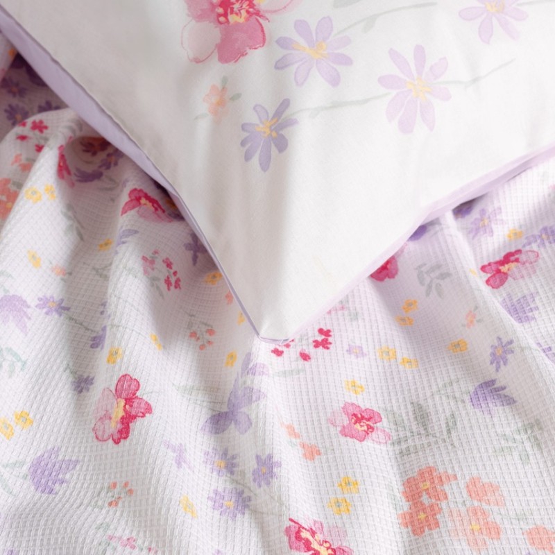 Cotton Box Estiva Tek Kişilik Pike Takımı Winsome Lila