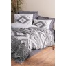 Cotton Box Ethnic Ranforce Çift Kişilik Nevresim Takimi Delos Antrasit