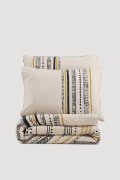 Cotton Box Ethnic Ranforce Çift Kişilik Nevresim Takimi Elvira Siyah görseli 2