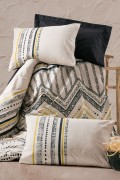Cotton Box Ethnic Ranforce Çift Kişilik Nevresim Takimi Elvira Siyah görseli 3