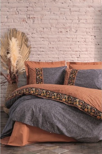 Cotton Box Folk Ark Çift Kişilik Nevresim Takımı Dalila Tarcin