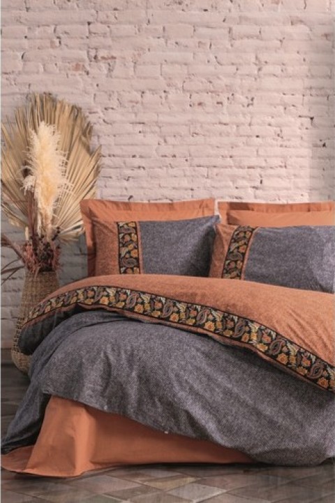 Cotton Box Folk Ark Çift Kişilik Nevresim Takımı Dalila Tarcin