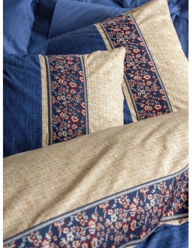 Cotton Box Folk Ark Çift Kişilik Nevresim Takımı Rayen Lacivert Cotton Box Folk Ark Çift Kişilik Nevresim Takımı Rayen Lacivert