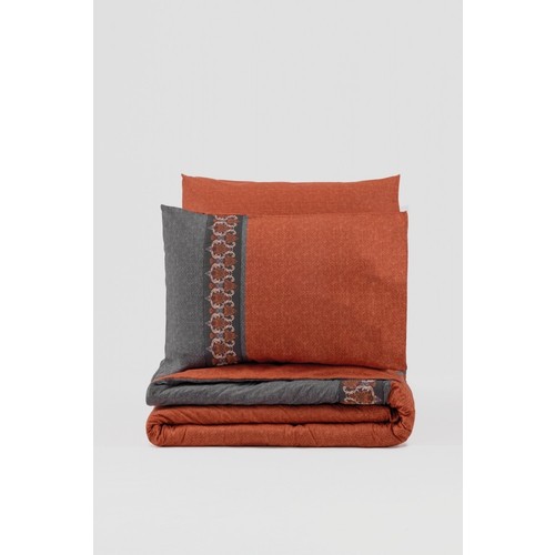 Cotton Box Folk Ark Çift Kişilik Nevresim Takımı Tamaya Kiremit Cotton Box Folk Ark Çift Kişilik Nevresim Takımı Tamaya Kiremit