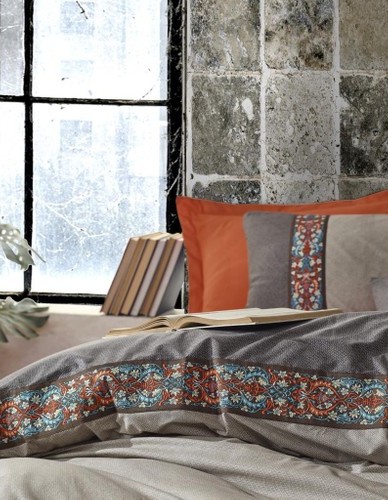 Cotton Box Folk Ark Çift Kişilik Nevresim Takımı True Tarcin
