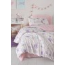 Cotton Box Genç Odası Tek Kişilik Lastikli Çarşaflı Nevresim Takımı Lovella Pembe