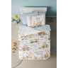 Cotton Box Junior Tek Kişilik Lastikli Çarşaflı Nevresim Takımı Buildo Mavi