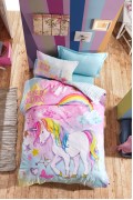 Cotton Box Junior Tek Kişilik Lastikli Çarşaflı Nevresim Takımı Dream Mint