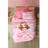 Cotton Box Junior Tek Kişilik Lastikli Çarşaflı Nevresim Takımı Gimbiya Pembe