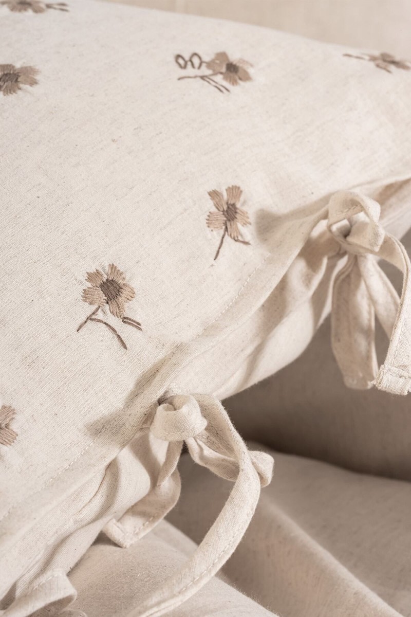 Cotton Box Keten Çift Kişilik Nevresim Takımı Arie detay görseli