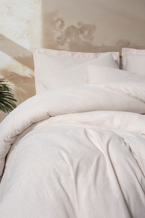 Cotton Box Keten Çift Kişilik Nevresim Takımı Basic