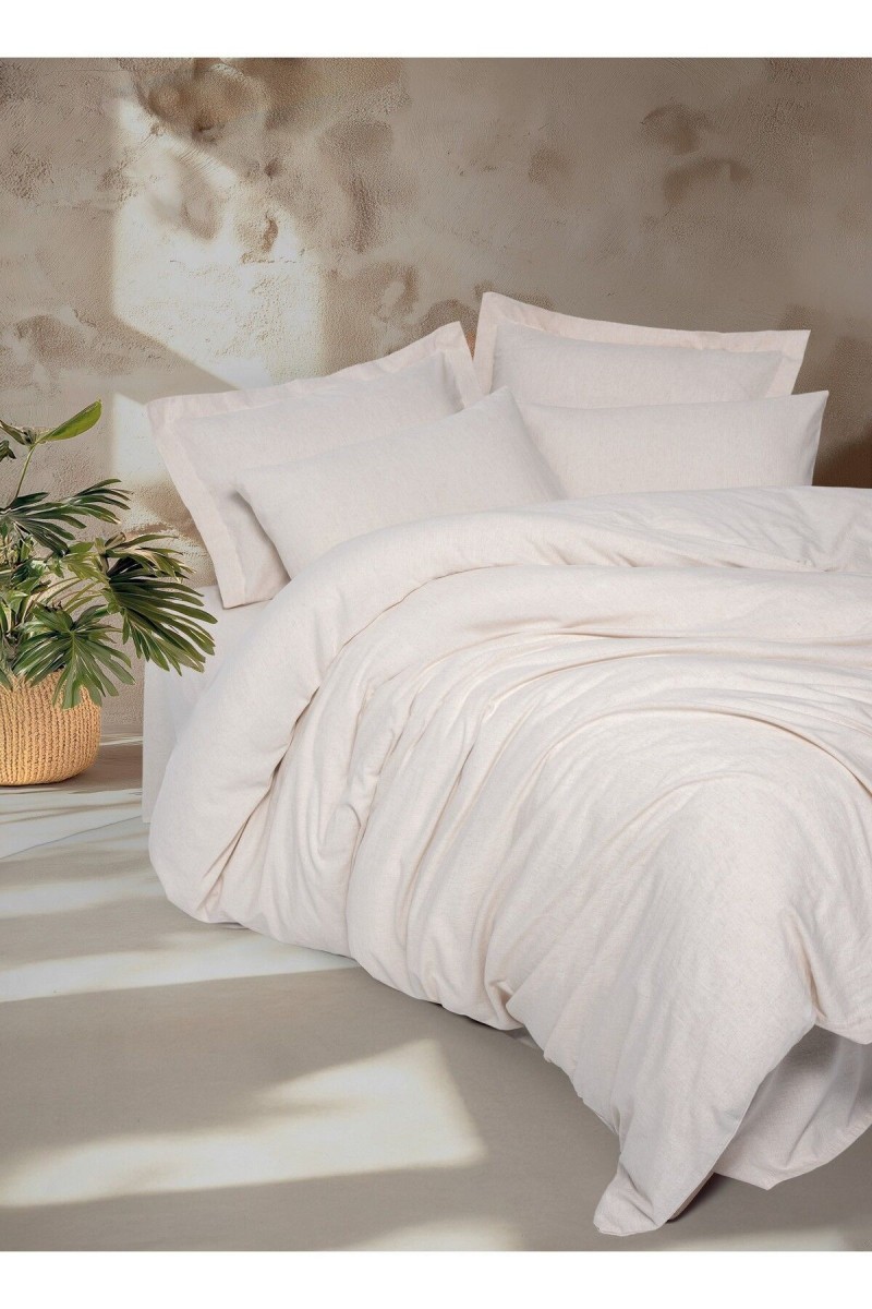 Cotton Box Keten Çift Kişilik Nevresim Takımı Basic detay görseli