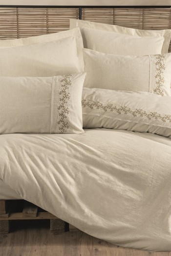 Cotton Box Keten Çift Kişilik Nevresim Takımı Darian