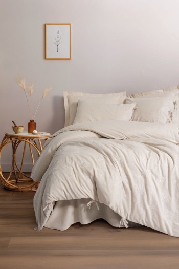 Cotton Box Keten Çift Kişilik Nevresim Takımı Esmira
