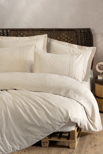 Cotton Box Keten Çift Kişilik Nevresim Takımı Forbes