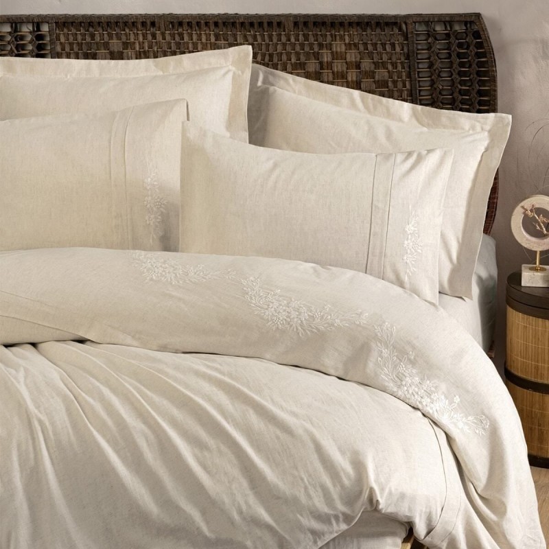 Cotton Box Keten Çift Kişilik Nevresim Takımı Forbes Cotton Box Keten Çift Kişilik Nevresim Takımı Forbes