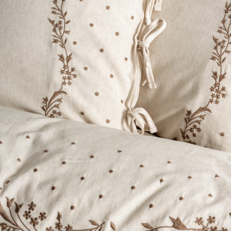 Cotton Box Keten Çift Kişilik Nevresim Takımı Pelias Cotton Box Keten Çift Kişilik Nevresim Takımı Pelias