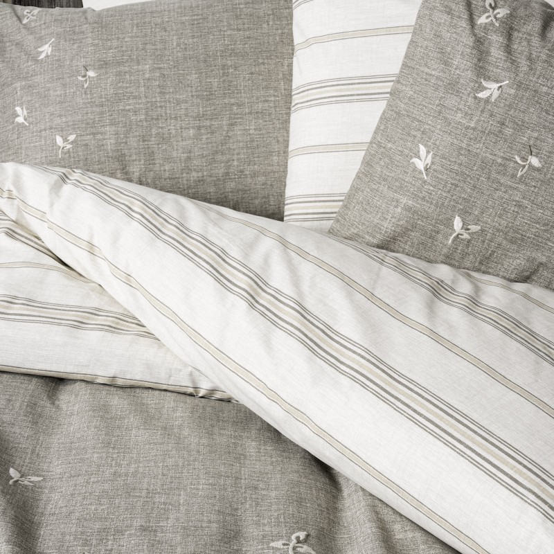 Cotton Box Klein Nakışlı Çift Kişilik Nevresim Takımı Moke Kahve Cotton Box Klein Nakışlı Çift Kişilik Nevresim Takımı Moke Kahve