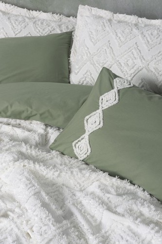 Cotton Box Limi Yatak Örtülü Nevresim Takımı Luke Krem