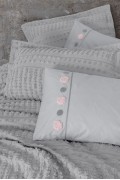 Cotton Box Limi Yatak Örtülü Nevresim Takımı Siva Gri görseli 2
