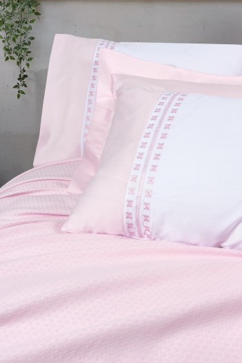 Cotton Box Lusso Bambu Çift Kişilik Pike Takımı Spruce Pudra