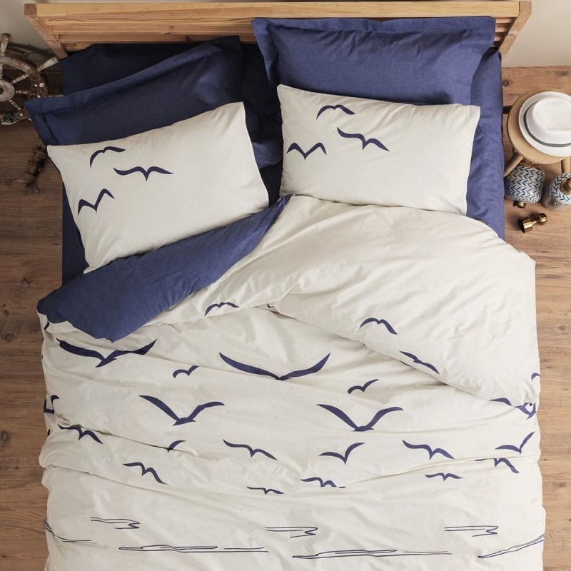 Cotton Box Maritime Çift Kişilik Nevresim Takimi Larum Lacivert Cotton Box Maritime Çift Kişilik Nevresim Takimi Larum Lacivert