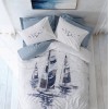Cotton Box Maritime Çift Kişilik Nevresim Takimi Skiped İndigo Cotton Box Maritime Çift Kişilik Nevresim Takimi Skiped İndigo