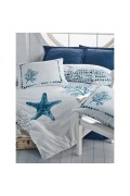 Cotton Box Maritime Çift Kişilik Nevresim Takimi Star Lacivert görseli 2