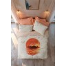 Cotton Box Maritime Çift Kişilik Nevresim Takimi Sunset Somon