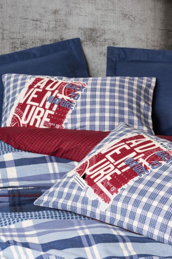 Cotton Box Masculine Çift Kişilik Nevresim Takımı Roger Lacivert