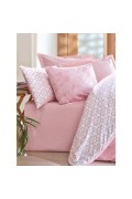 Cotton Box Minimal Çift Kişilik Nevresim Takimi Best Pembe