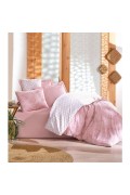 Cotton Box Minimal Çift Kişilik Nevresim Takimi Best Pembe görseli 2