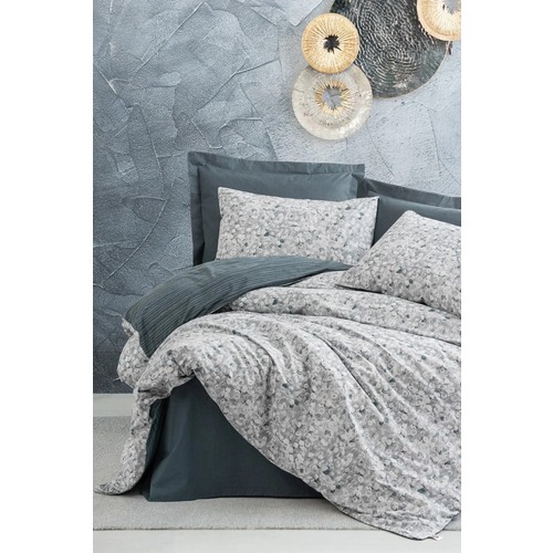 Cotton Box Minimal Çift Kişilik Nevresim Takimi Molly Antrasit Cotton Box Minimal Çift Kişilik Nevresim Takimi Molly Antrasit