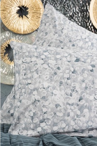 Cotton Box Minimal Çift Kişilik Nevresim Takimi Molly Antrasit