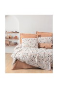 Cotton Box Minimal Çift Kişilik Nevresim Takimi Oniks Karamel