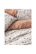 Cotton Box Minimal Çift Kişilik Nevresim Takimi Oniks Karamel görseli 2