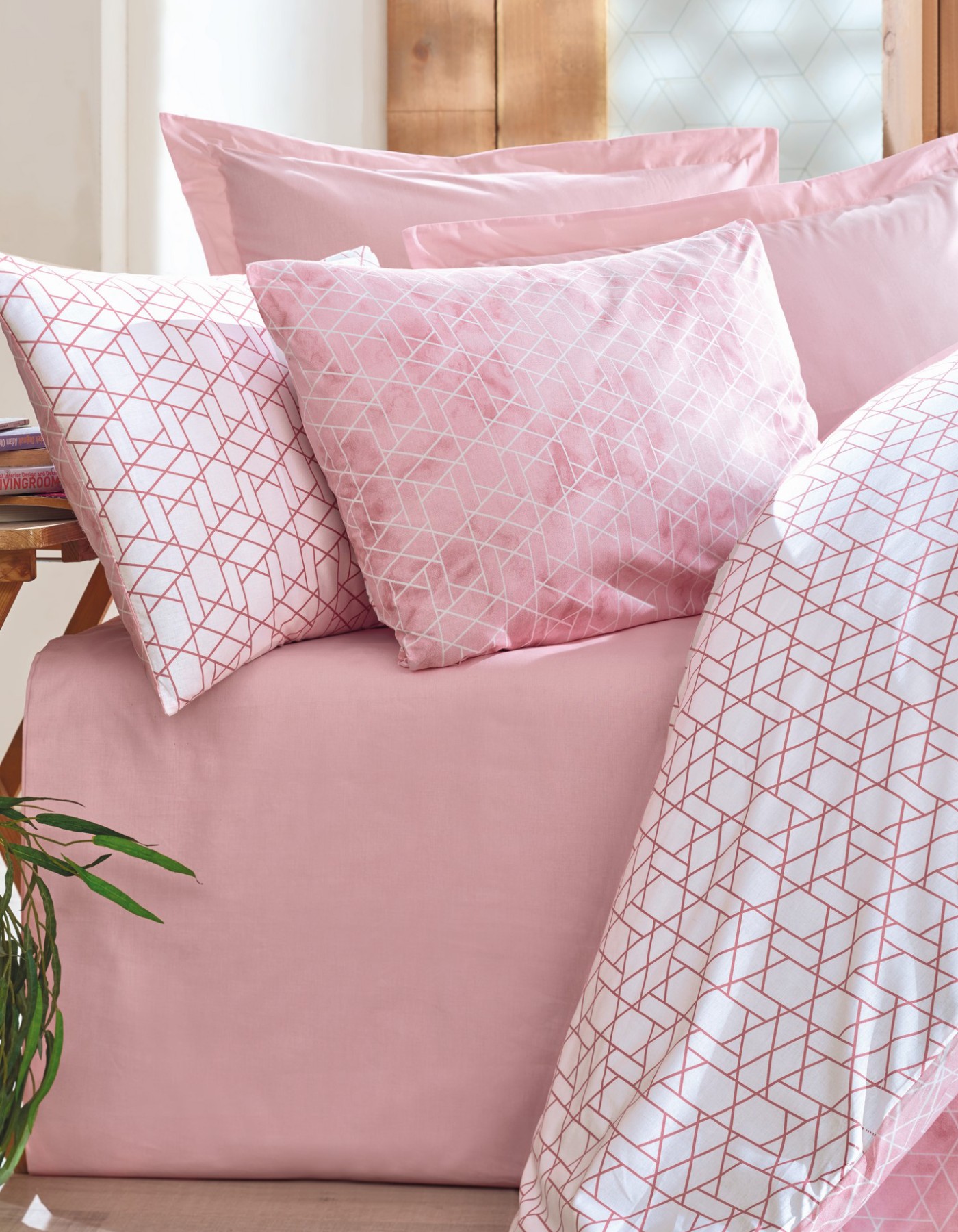 Cotton Box Minimal Tek Kişilik Lastikli Çarşaflı Nevresim Takımı Best Pembe Cotton Box Minimal Tek Kişilik Lastikli Çarşaflı Nevresim Takımı Best Pembe