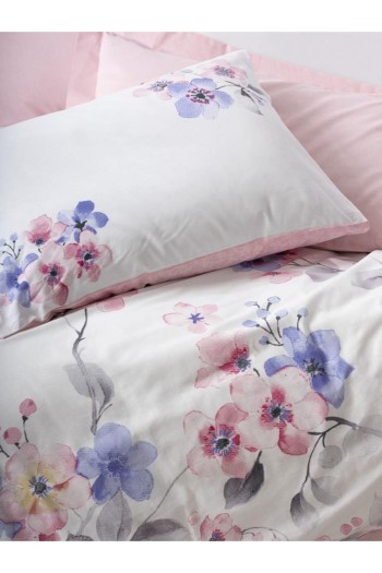 Cotton Box Modeline Çift Kişilik Nevresim Takımı Jayda Pembe