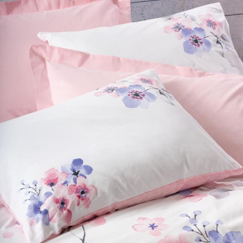 Cotton Box Modeline Çift Kişilik Nevresim Takımı Jayda Pembe Cotton Box Modeline Çift Kişilik Nevresim Takımı Jayda Pembe