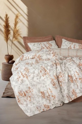 Cotton Box Modeline Çift Kişilik Nevresim Takımı Lamina Tarcin