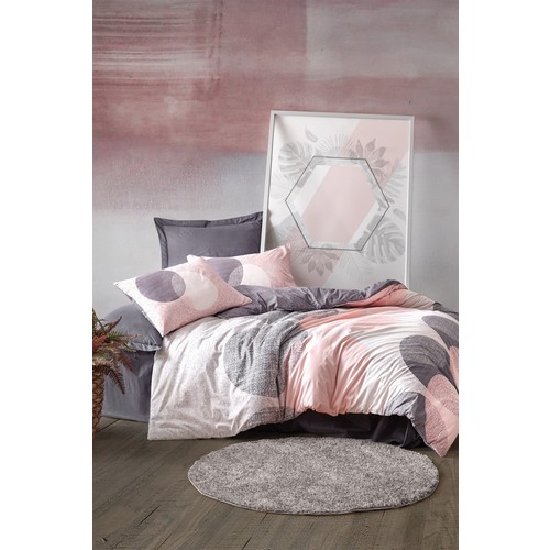 Cotton Box Modeline Çift Kişilik Nevresim Takımı Leron Gri Cotton Box Modeline Çift Kişilik Nevresim Takımı Leron Gri