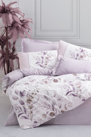 Cotton Box Modeline Çift Kişilik Nevresim Takımı Nadia Lila