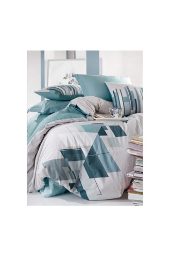 Cotton Box Modeline Çift Kişilik Nevresim Takımı Nesto Petrol