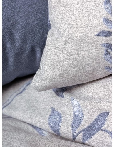 Cotton Box Modeline Çift Kişilik Nevresim Takımı Nitsa Lacivert