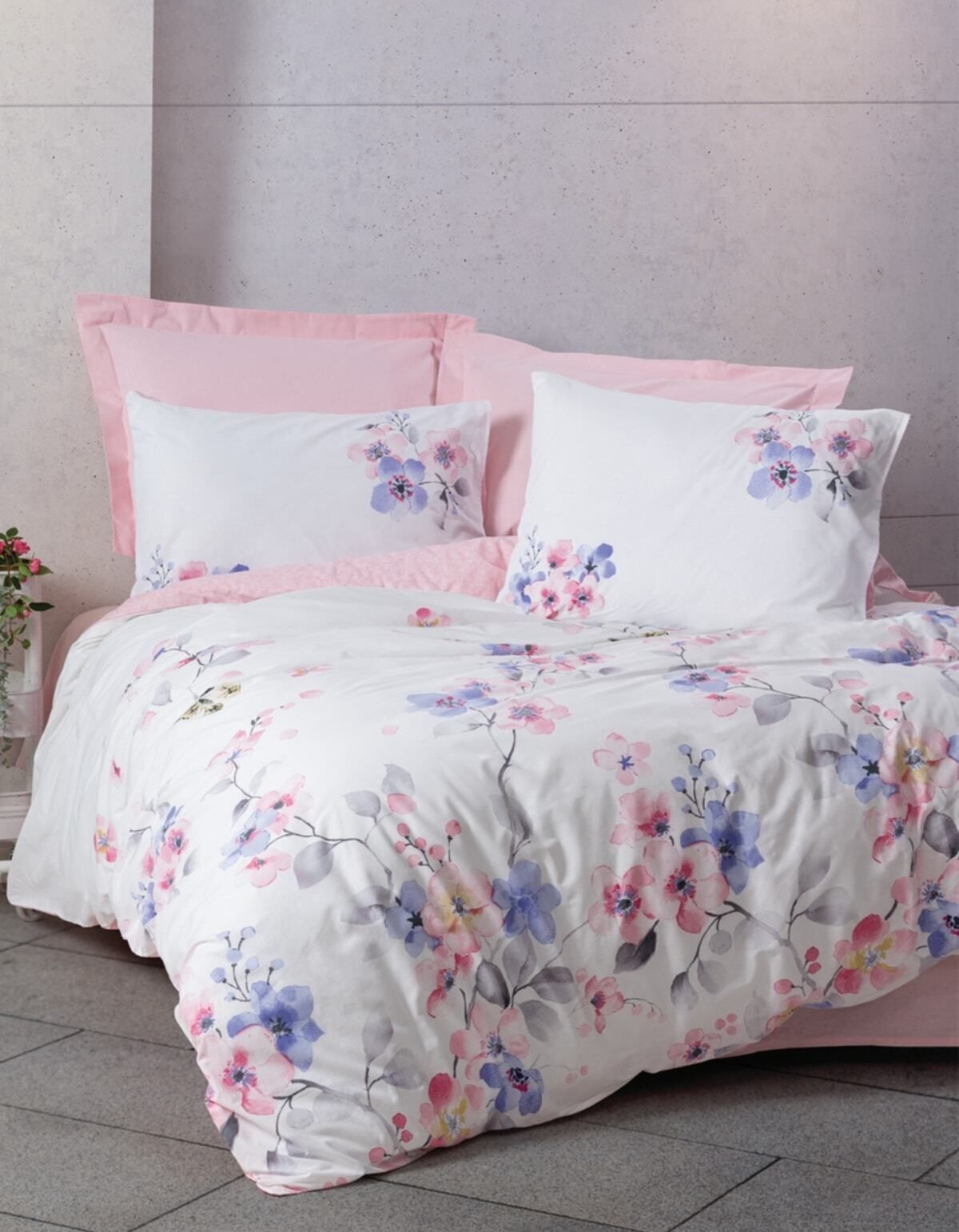 Cotton Box Modeline Tek Kişilik Nevresim Takımı Jayda Pembe Cotton Box Modeline Tek Kişilik Nevresim Takımı Jayda Pembe