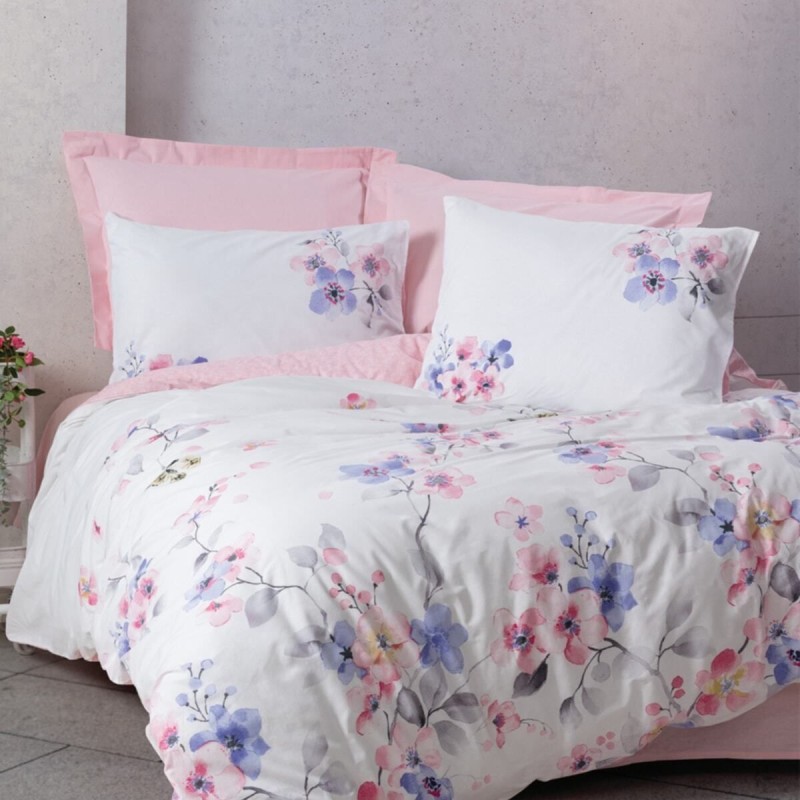 Cotton Box Modeline Tek Kişilik Nevresim Takımı Jayda Pembe