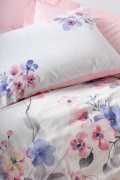 Cotton Box Modeline Tek Kişilik Nevresim Takımı Jayda Pembe görseli 2