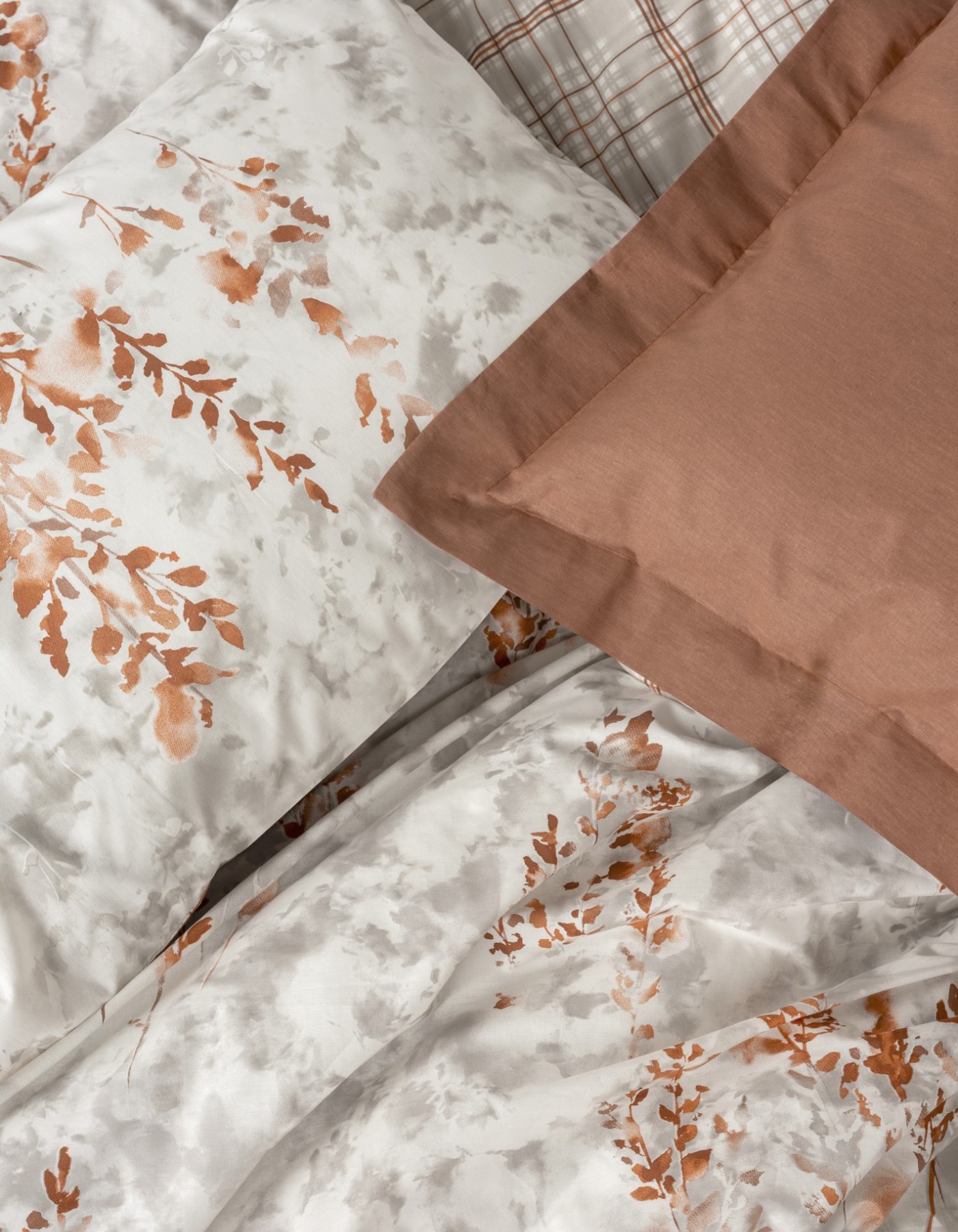 Cotton Box Modeline Tek Kişilik Nevresim Takımı Lamina Tarçın