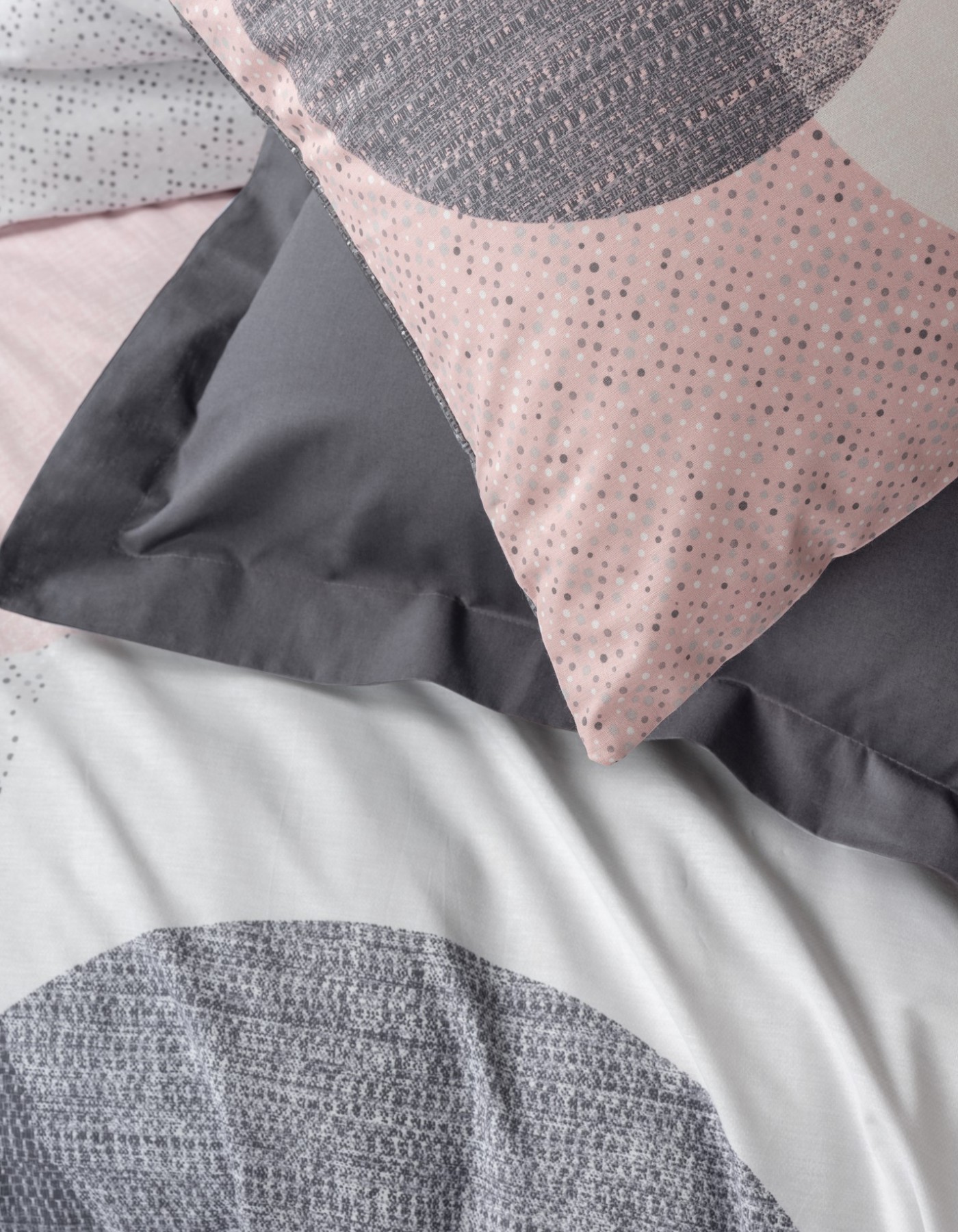 Cotton Box Modeline Tek Kişilik Nevresim Takımı Leron Gri