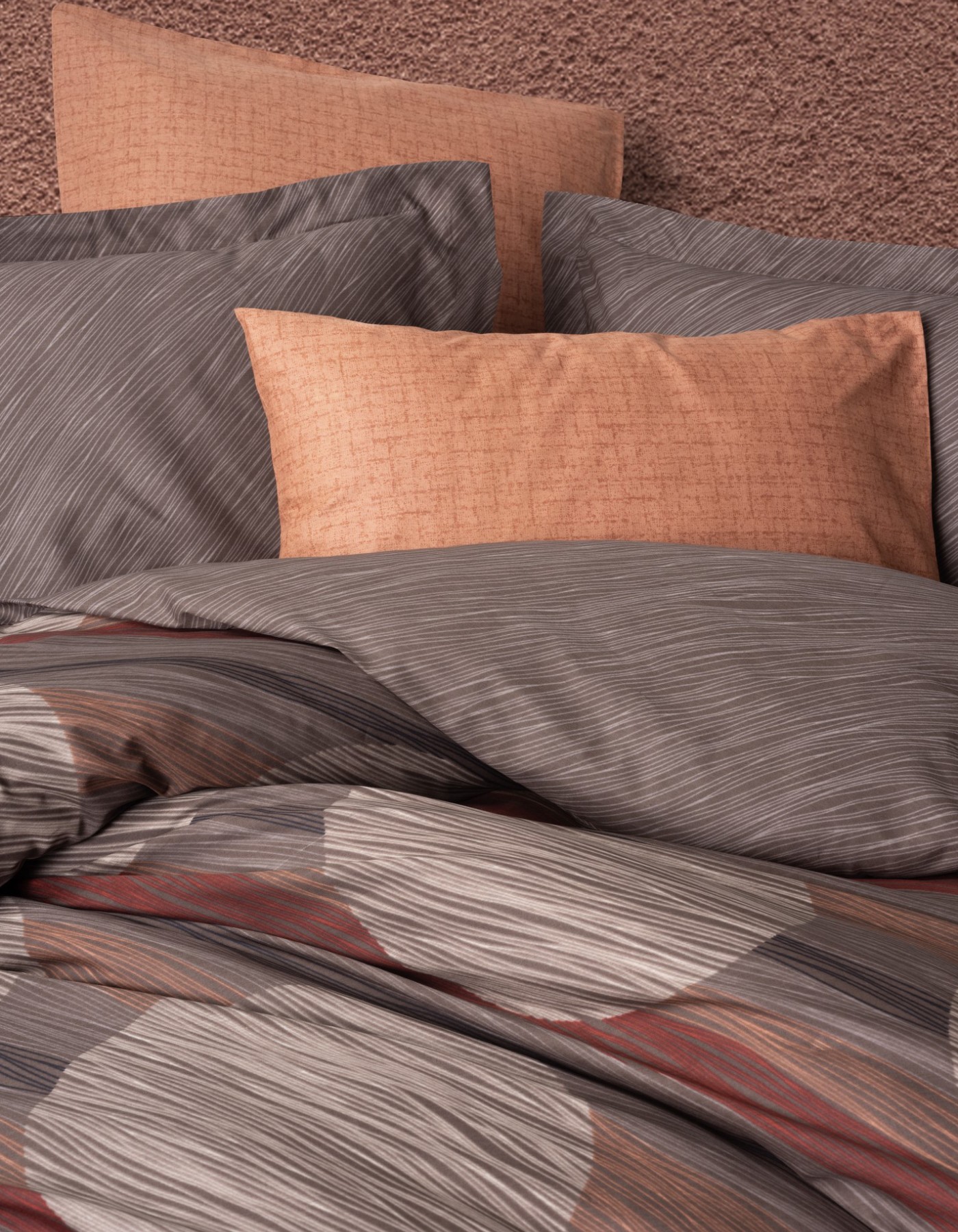 Cotton Box Modern Çift Kişilik Nevresim Takımı Fluss Tarcin Cotton Box Modern Çift Kişilik Nevresim Takımı Fluss Tarcin
